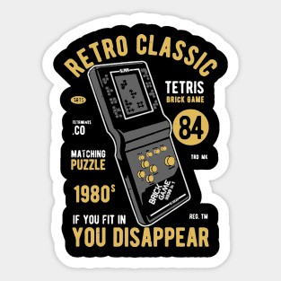 Retro Classic Tetris Sticker